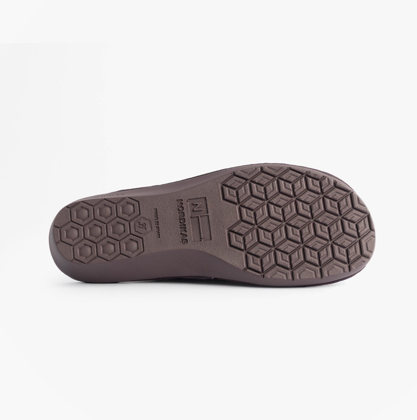 Nordikas 347 Womens Leather Mule Slippers Black