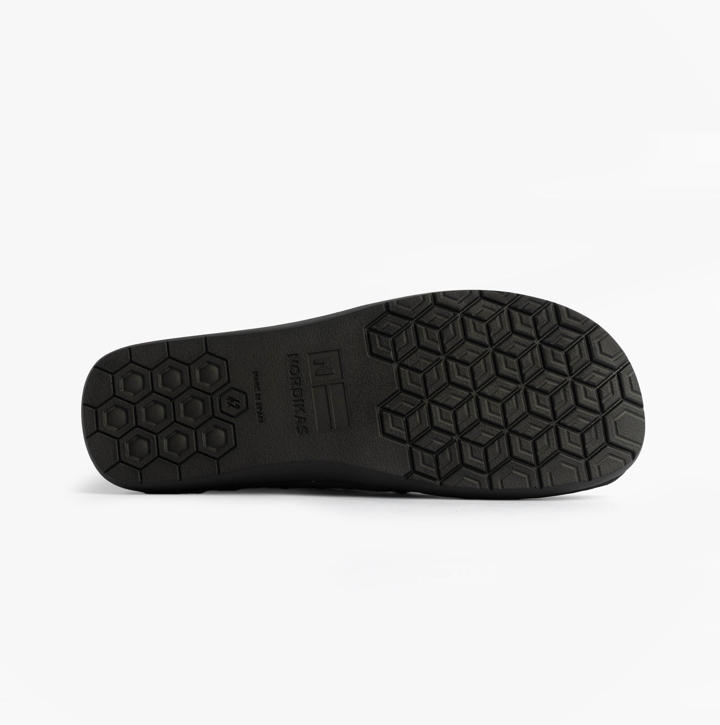 Nordikas 663 Mens Suede Full Slippers Grey