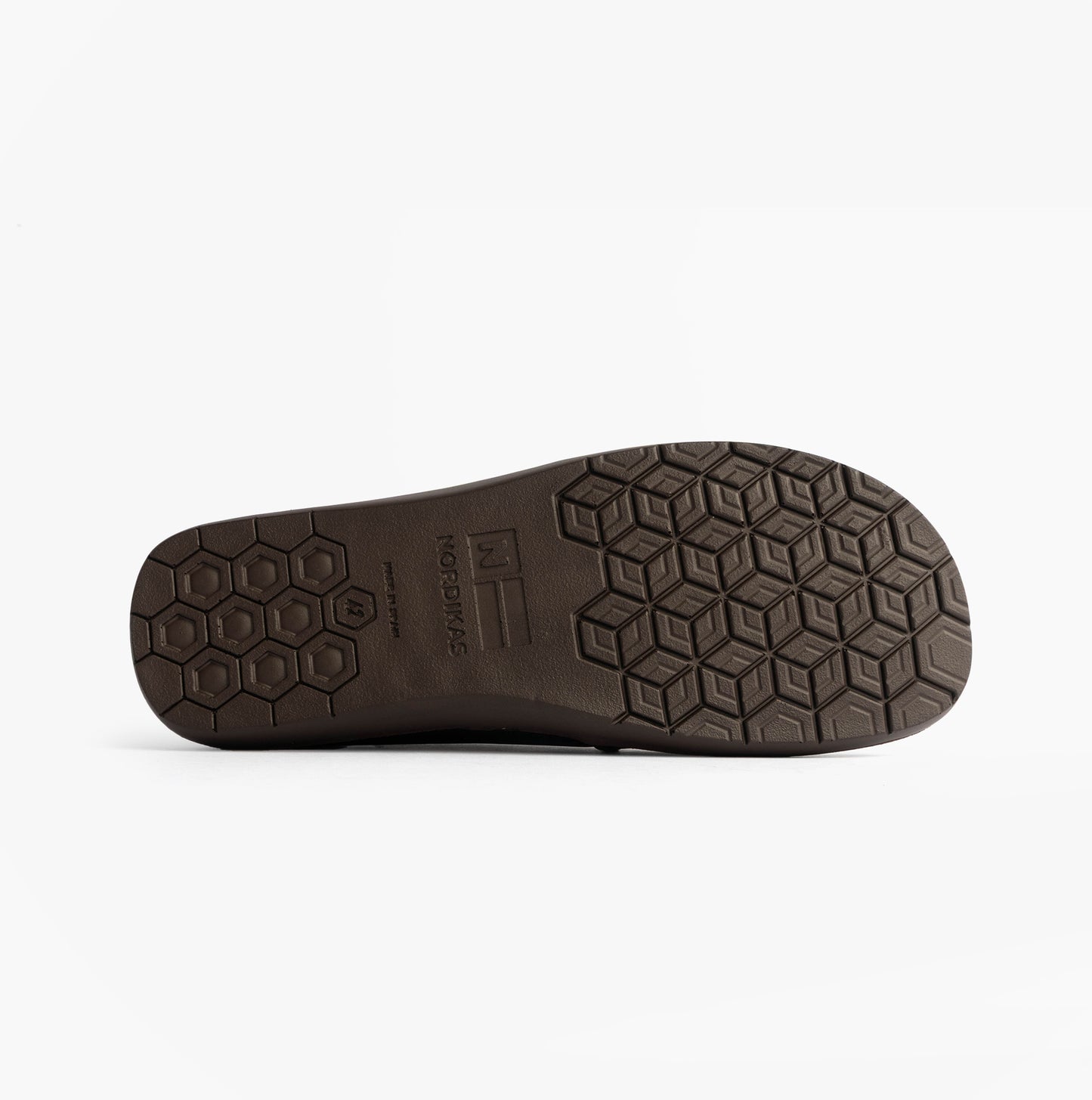 Nordikas 663 Mens Leather Full Slippers Black