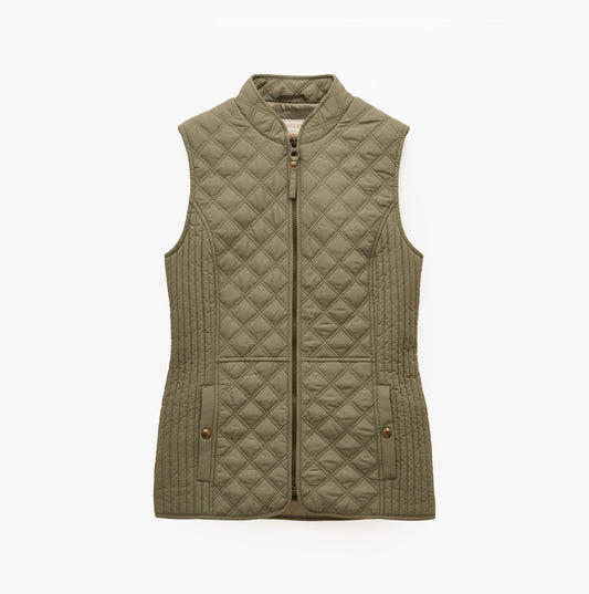 Joules MINX Womens Gilets Khaki Green