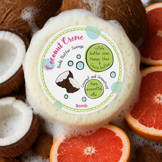 Bomb Cosmetics Coconut Cr√®me Bath Sponges & Loofahs n/a