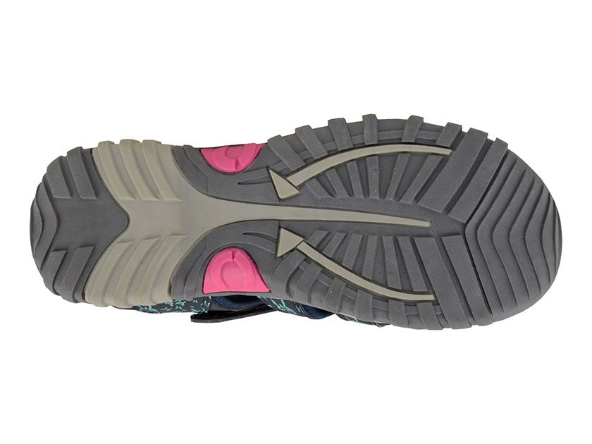 PDQ MILLIE Womens Hiking & Trail Sandals Navy