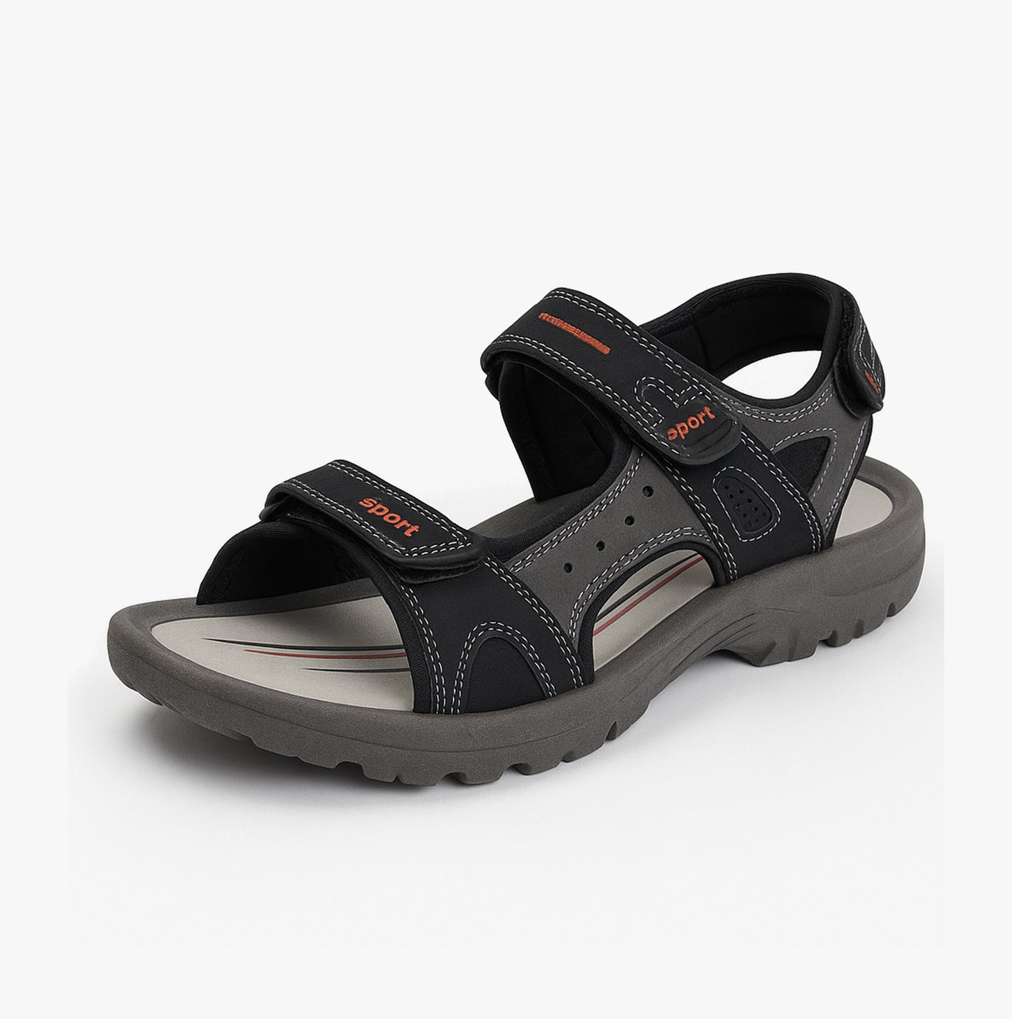 PDQ NOMAD Adjustable Sports Sandal Black/Grey
