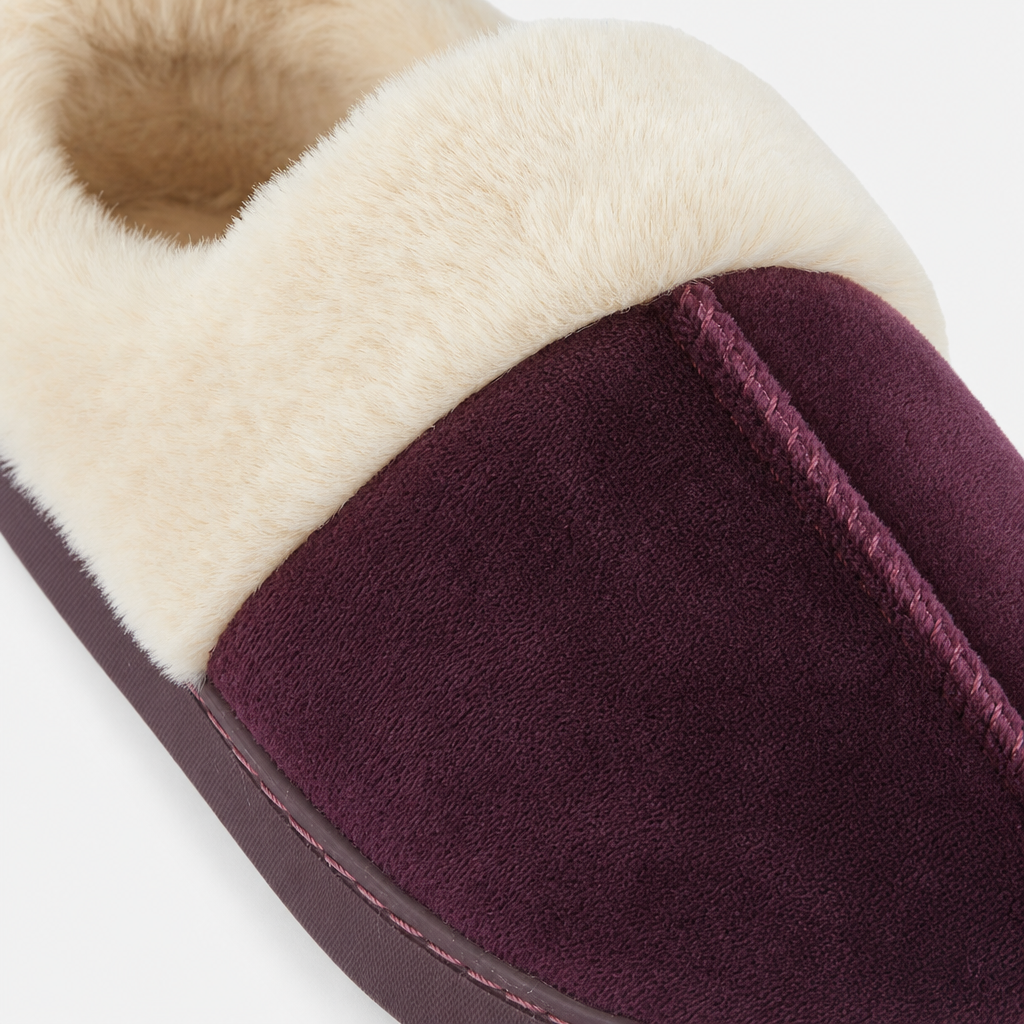 Jo & Joe ZOE Womens Mules Plum