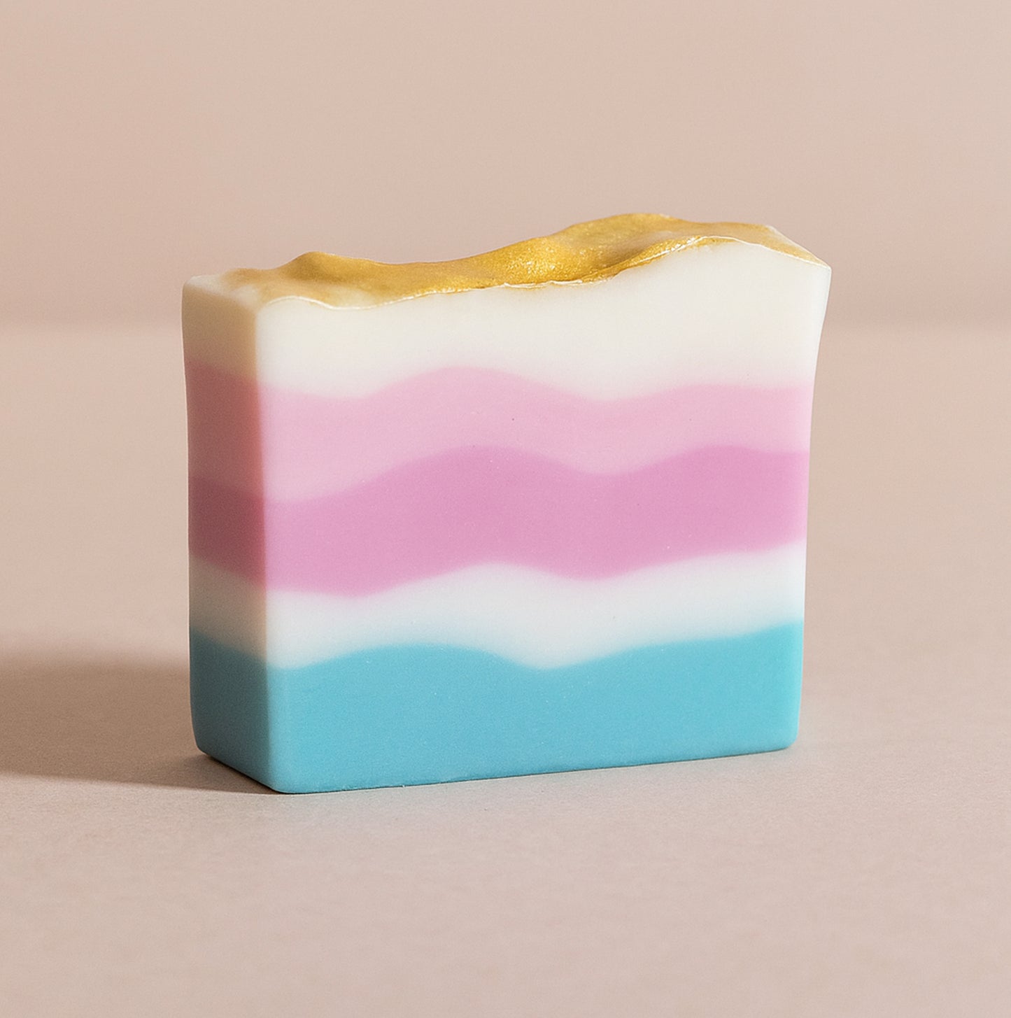 Rainbow Mountain Soap Slice