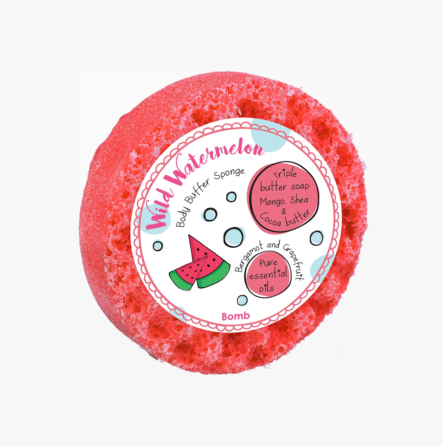 Bomb Cosmetics Wild Watermelon Bath Sponges & Loofahs n/a