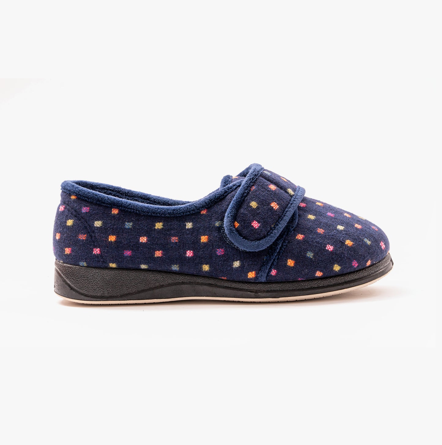 Padders LOTTY Womens (4E/6E) Full Slippers Navy