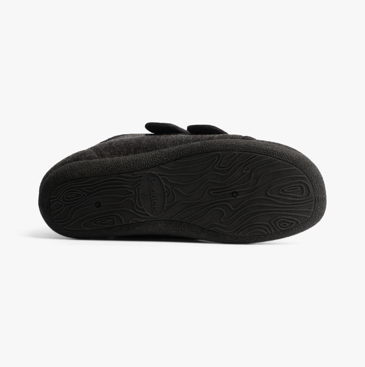 Padders BRIAN Mens Boot Slippers Charcoal