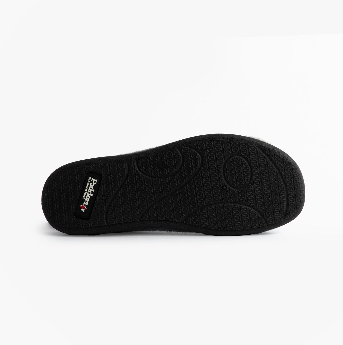 Padders FELIX Mens Mule Slippers Grey