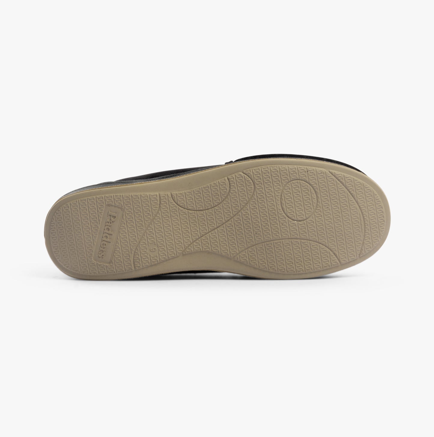 Padders ALBERT Mens (G Fit) Full Slippers Black Check