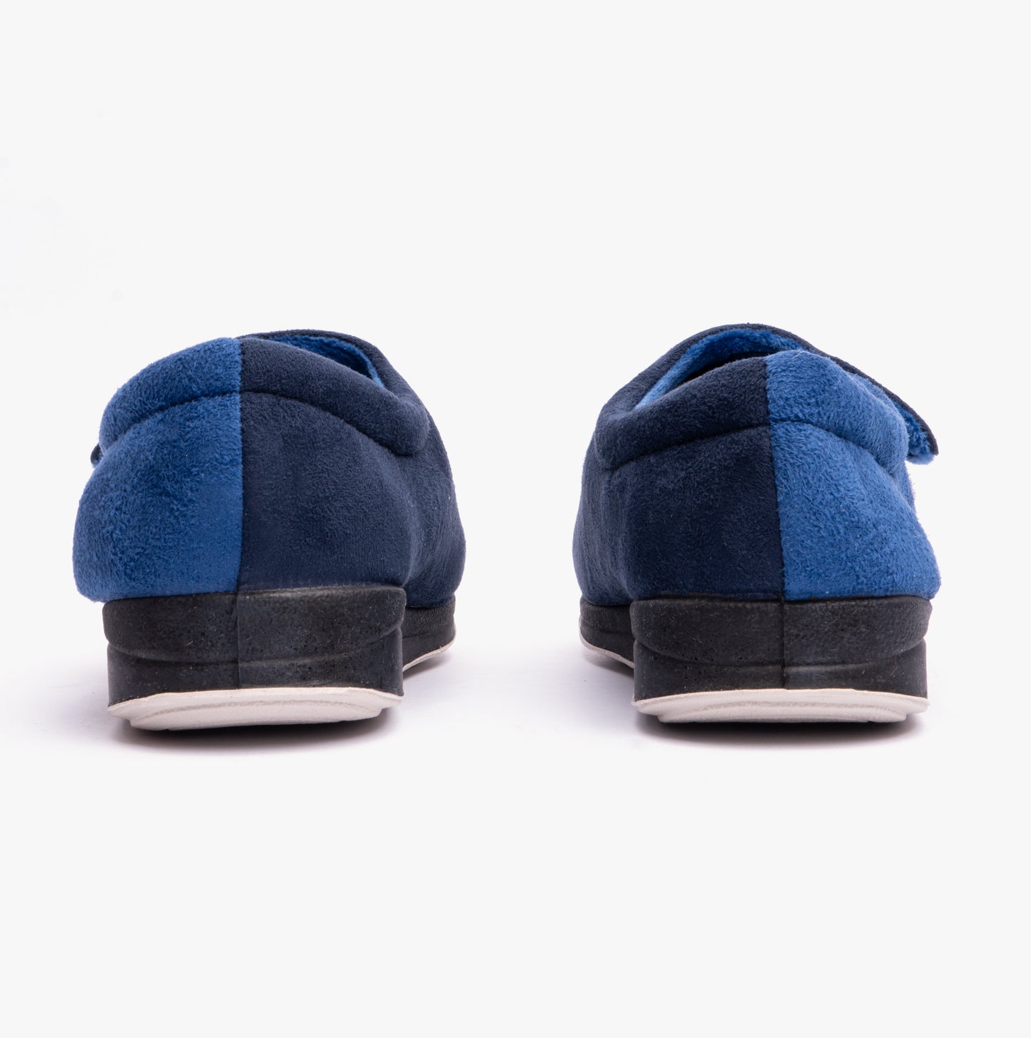 Padders HUG Womens (2E Fit) Touch Fasten Slippers Royal