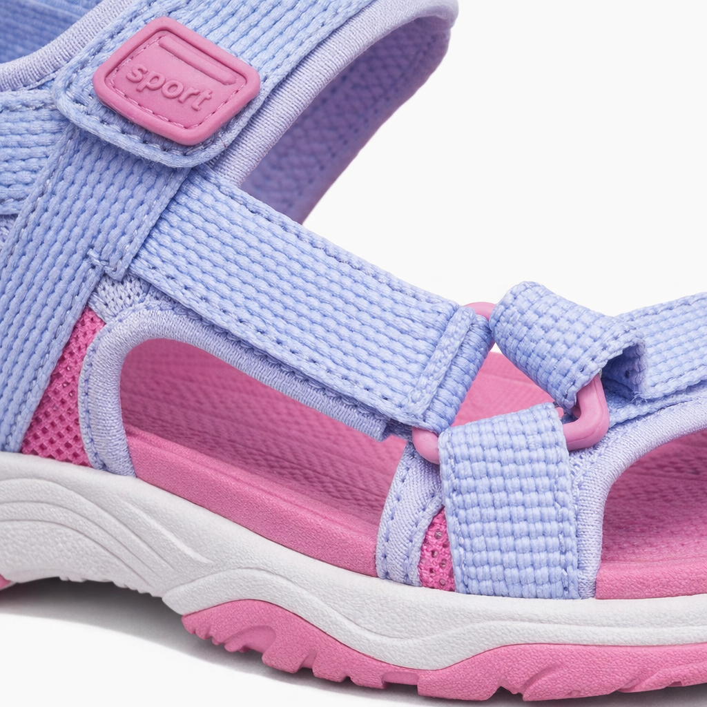 Skechers TREAD SEEKER Girls Ankle Strap Sandals Lavender/Pink