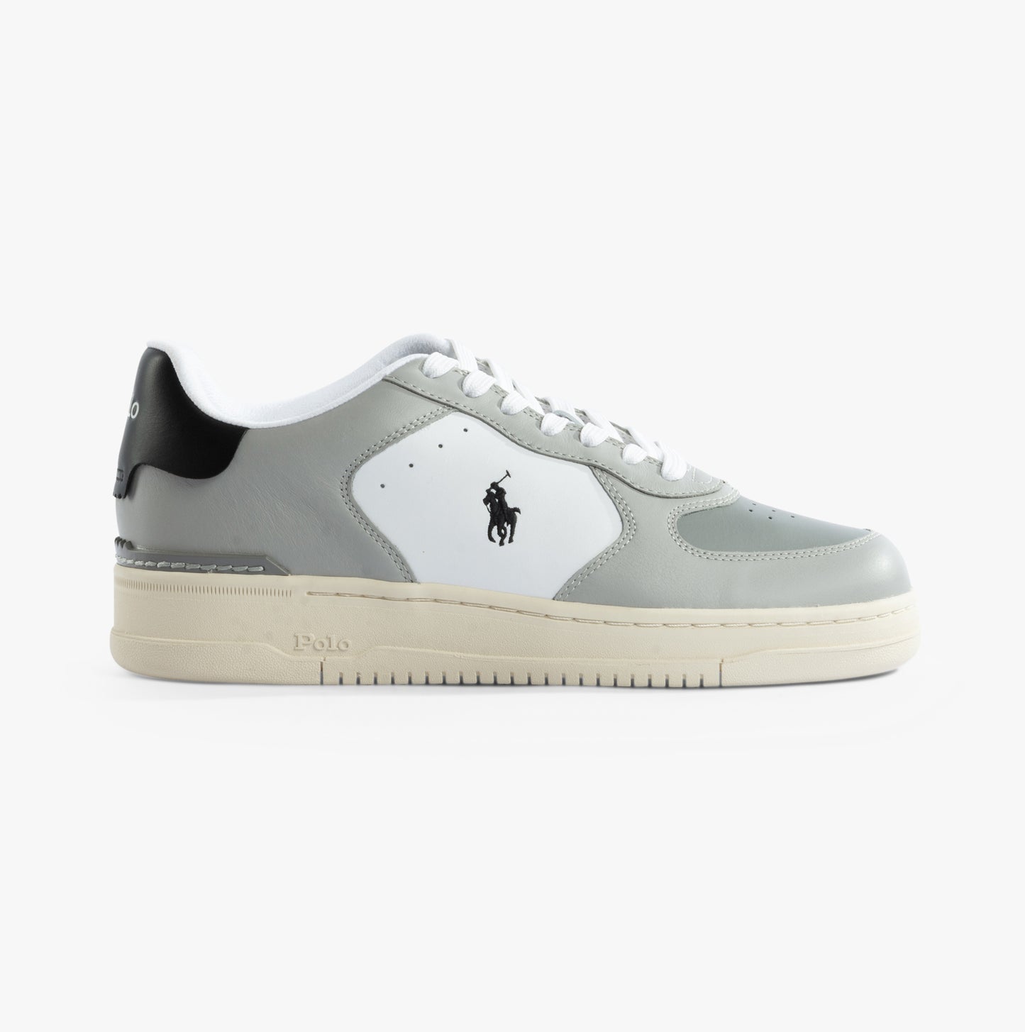Polo Ralph Lauren MASTERS CRT Mens Trainers Tonal Channel Grey