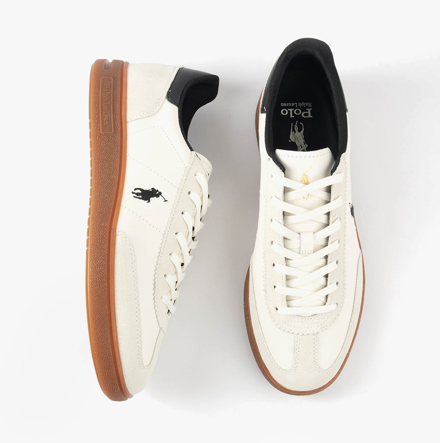 Polo Ralph Lauren BEDFORD Mens Trainers White/Black