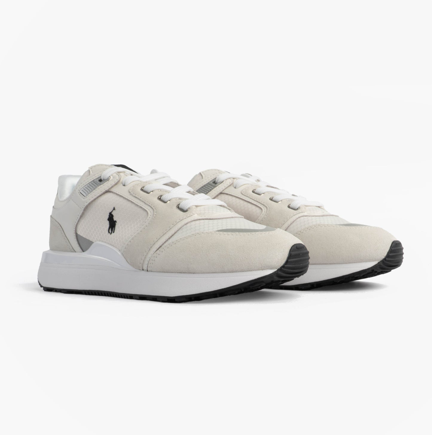 Polo Ralph Lauren Train 89 V2 Mens Suede Panelled Trainer White