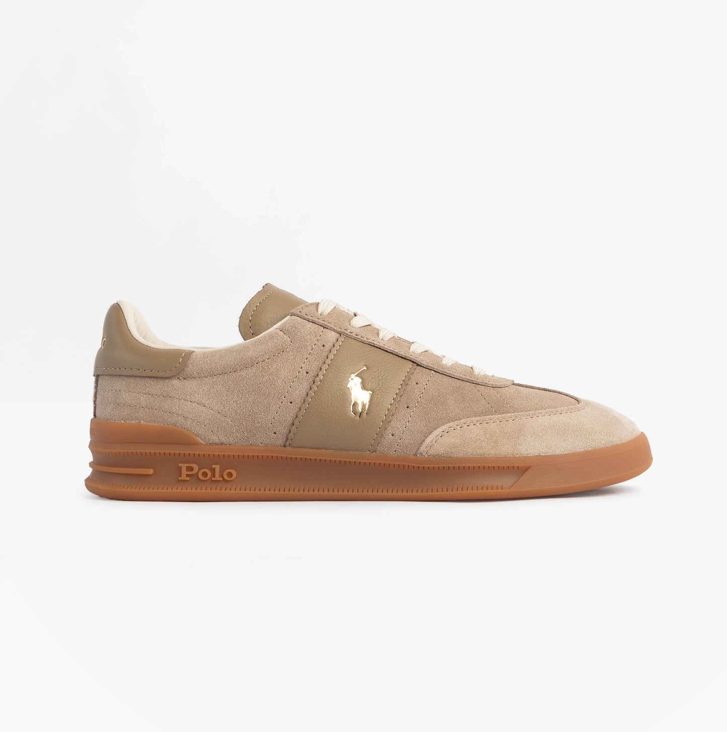 Polo Ralph Lauren Heritage Aera Mens Lace Up Suede Trainer Dirty Buck