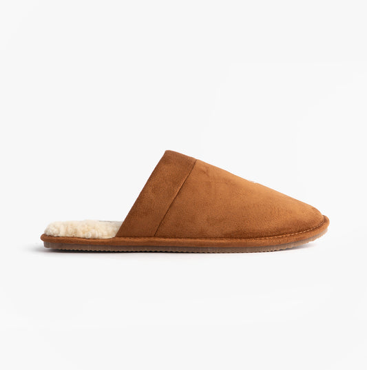 Polo Ralph Lauren KLARENCE Mens Mule Slippers Snff/Blackwatch/Cream