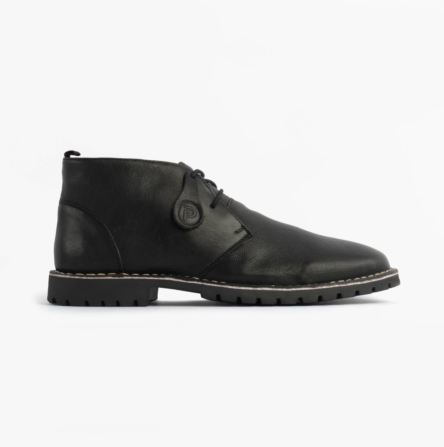 Popps COOPER Mens Desert Boots Black
