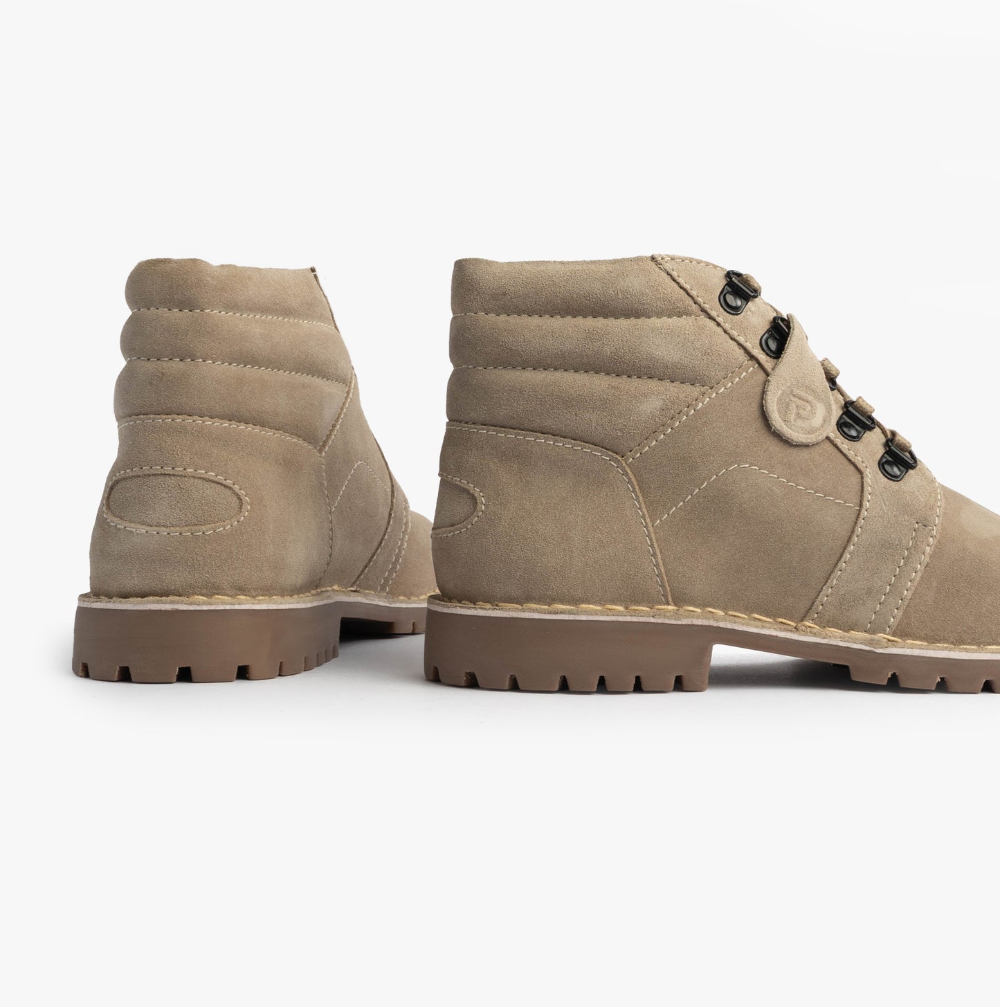 Popps TROOPER Mens Desert Boots Taupe