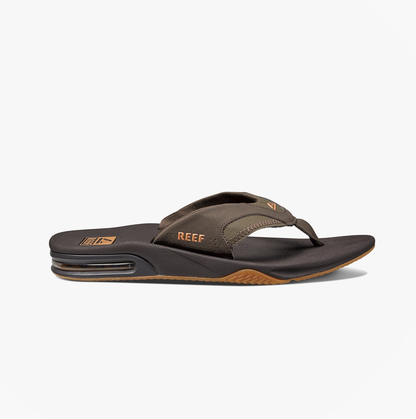 Reef FANNING Mens Comfort Sandals Brown/Gum