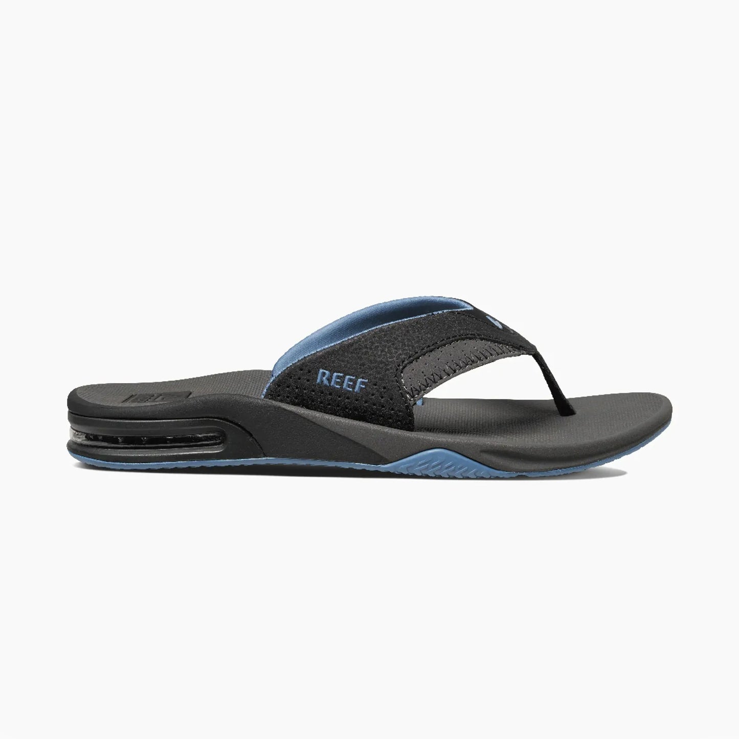 FANNING Mens Toe-Post Sandals Grey/Light/Blue