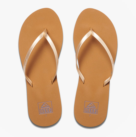 Reef BLISS NIGHTS Womens Flip-flops Tan/Champagne