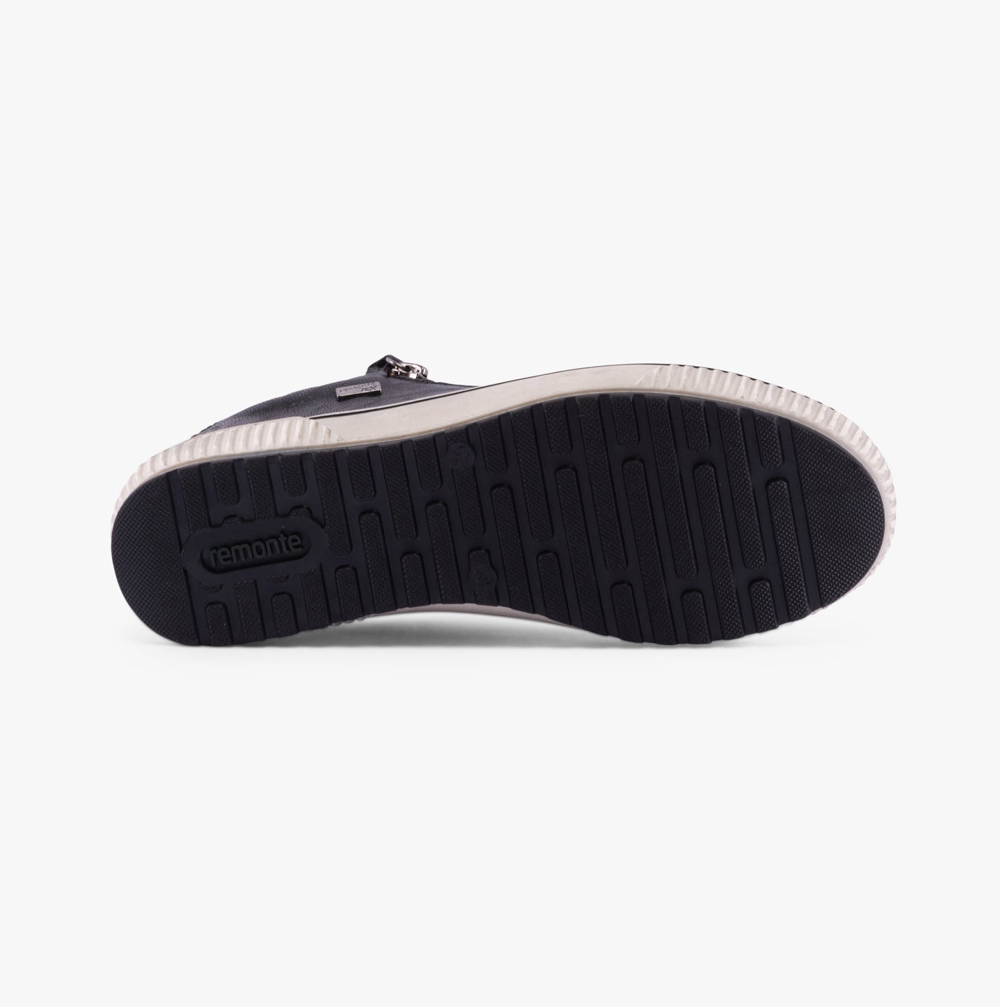 D0700-00 Womens Side Zip Casual Shoes Black