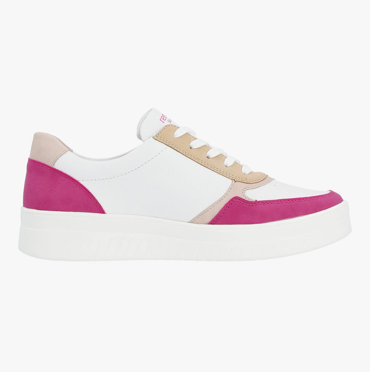 KENDRA Womens Trainers White/Fuschia