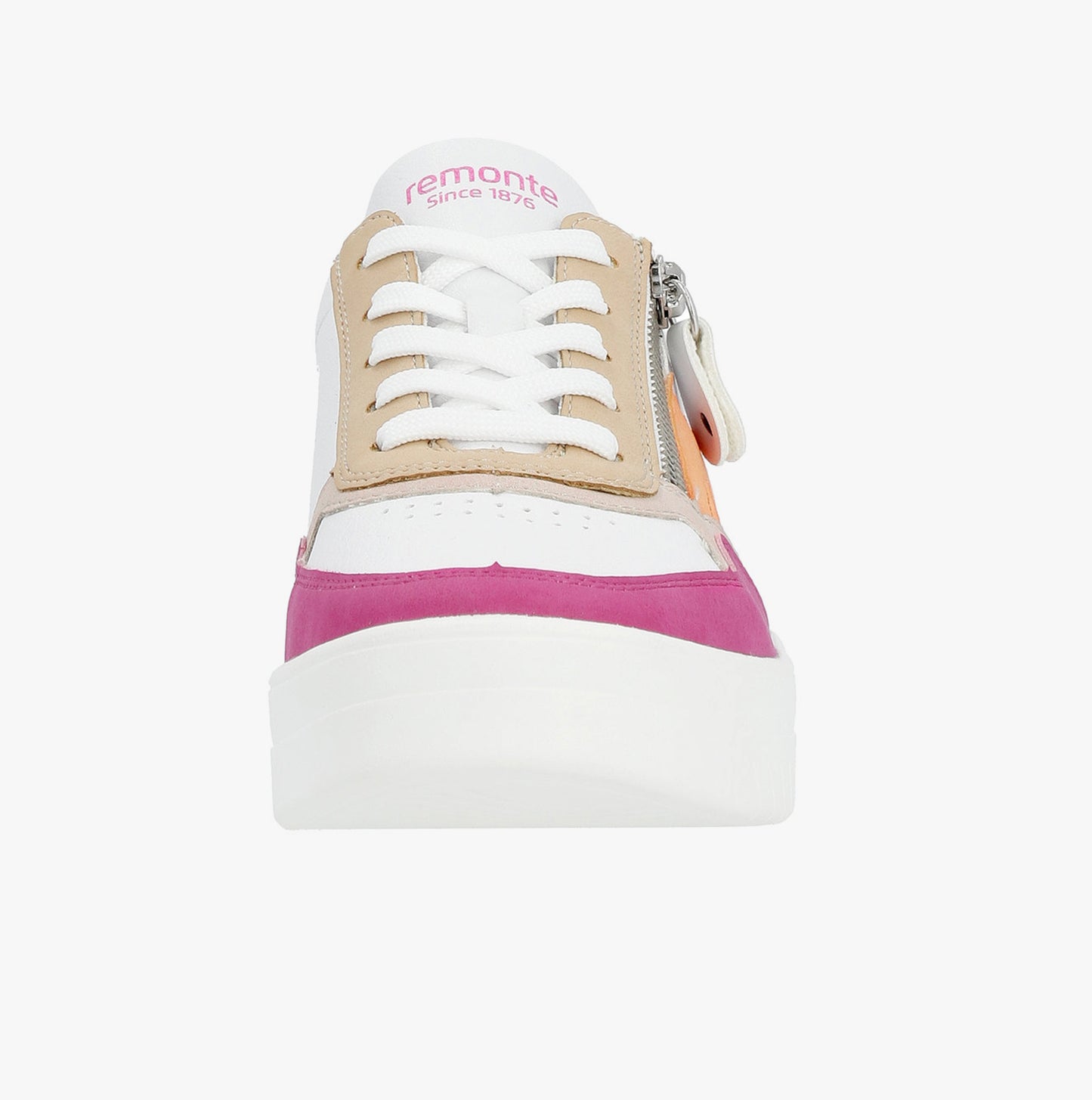 KENDRA Womens Trainers White/Fuschia