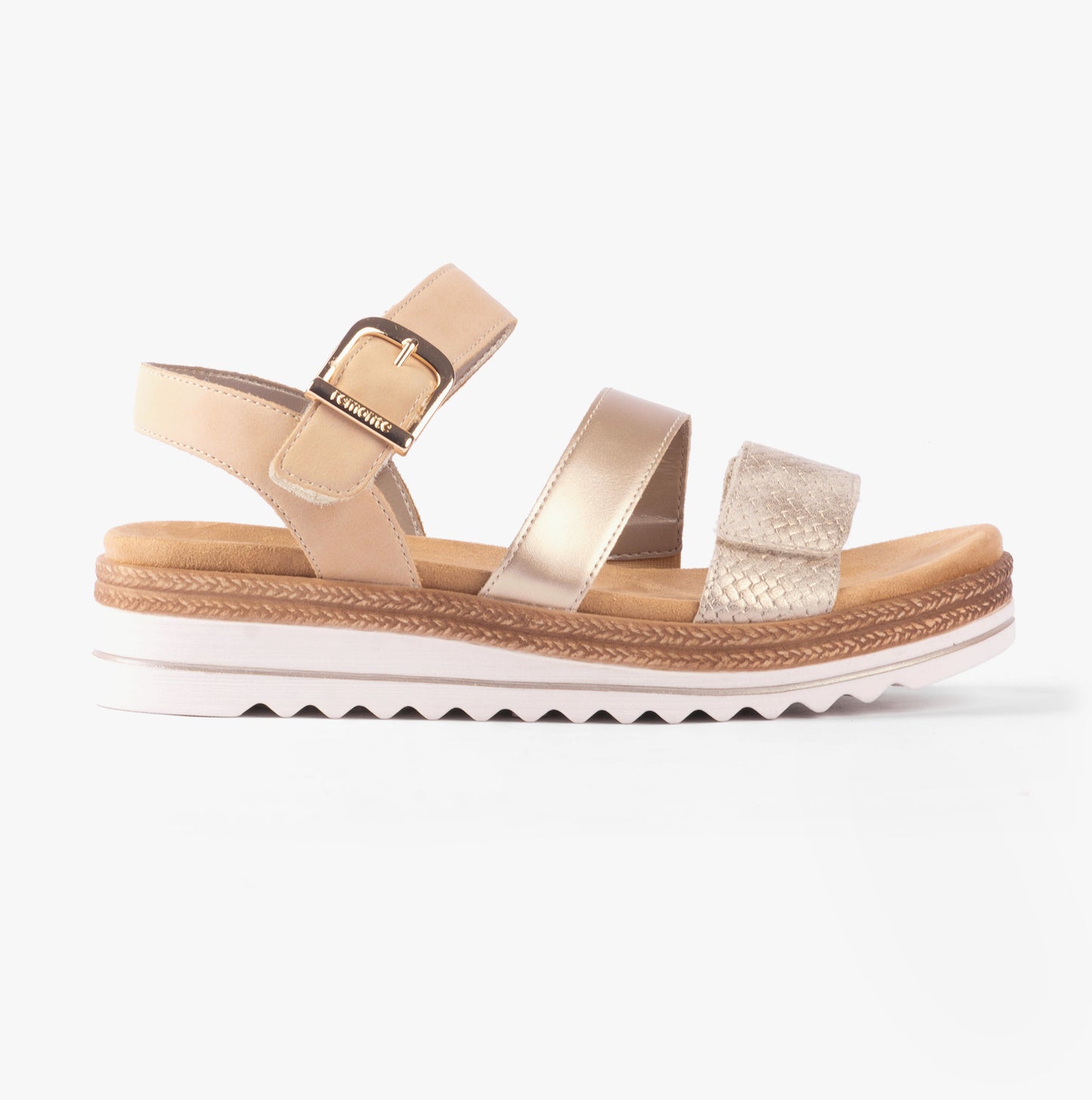 D0Q55-91 Womens Sandals Metallic