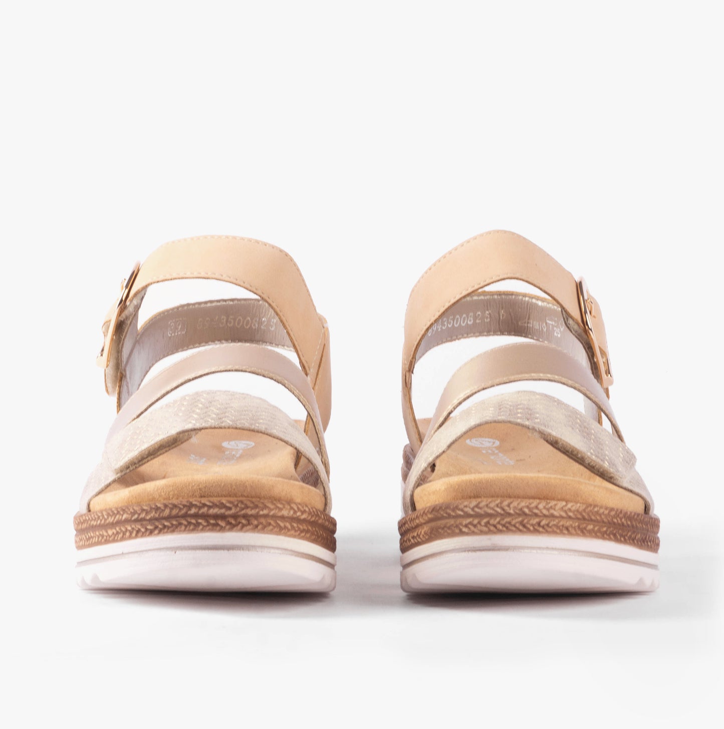 D0Q55-91 Womens Sandals Metallic