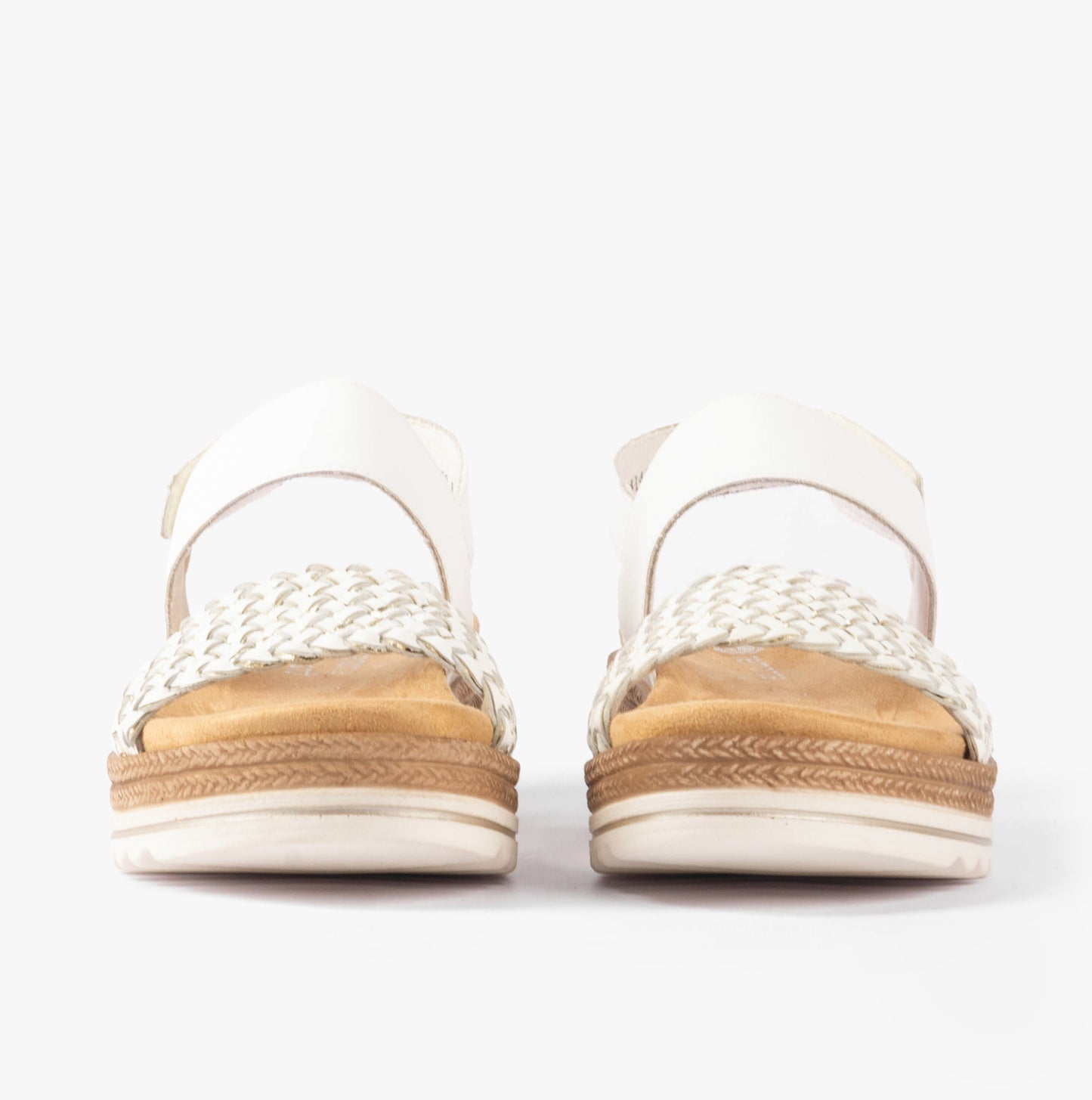D0Q56-80 Womens Sandals White Combination