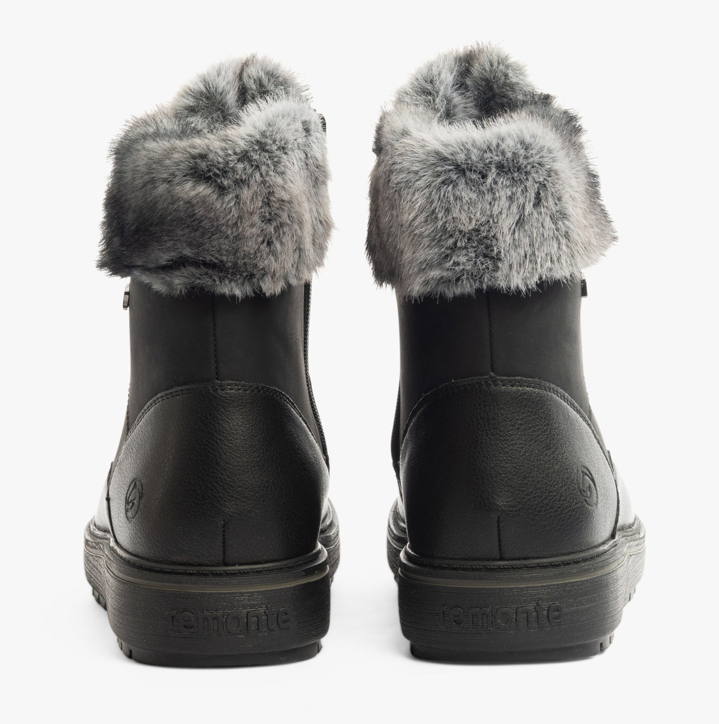 D0U78-03 Womens Boots Black