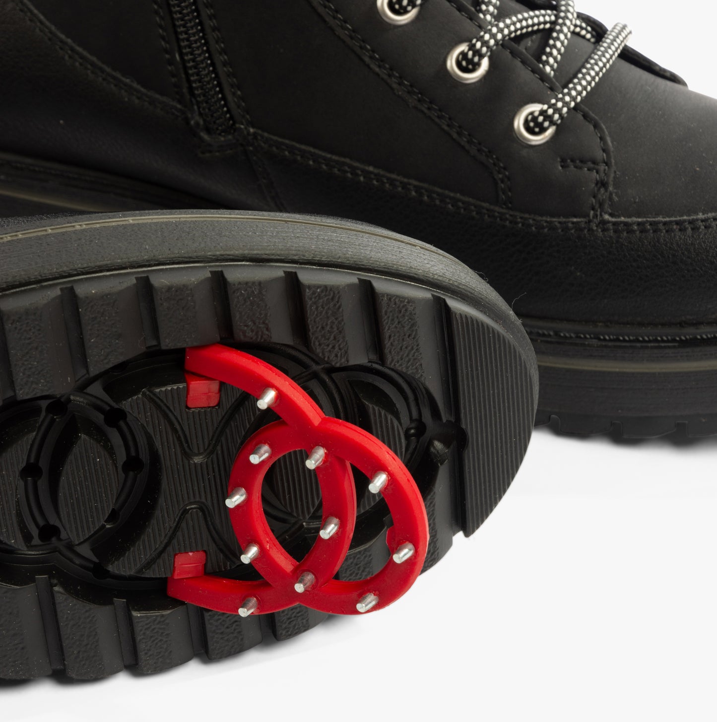 D0U78-03 Womens Boots Black