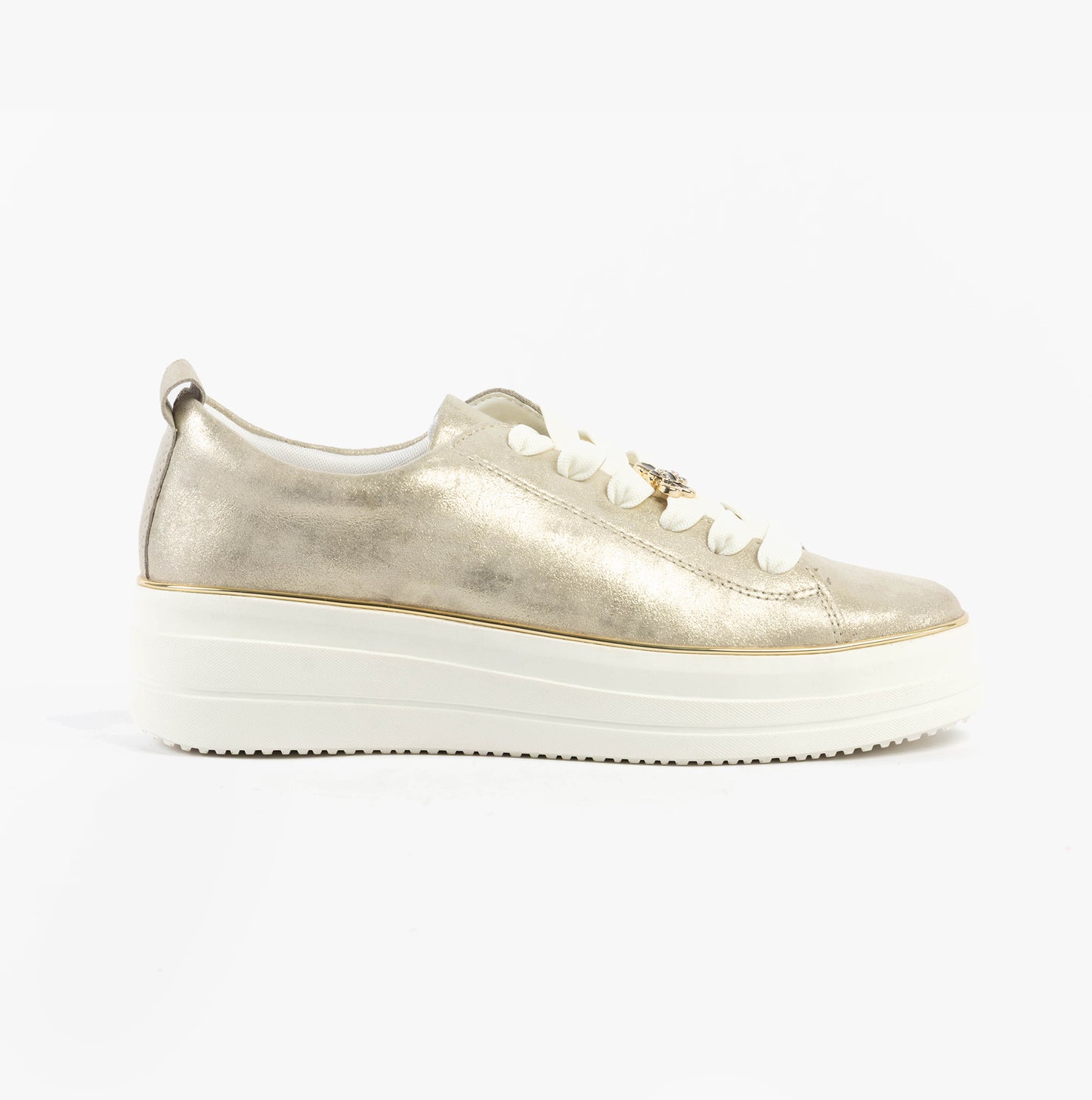 D1C03-60 Womens Trainers Gold