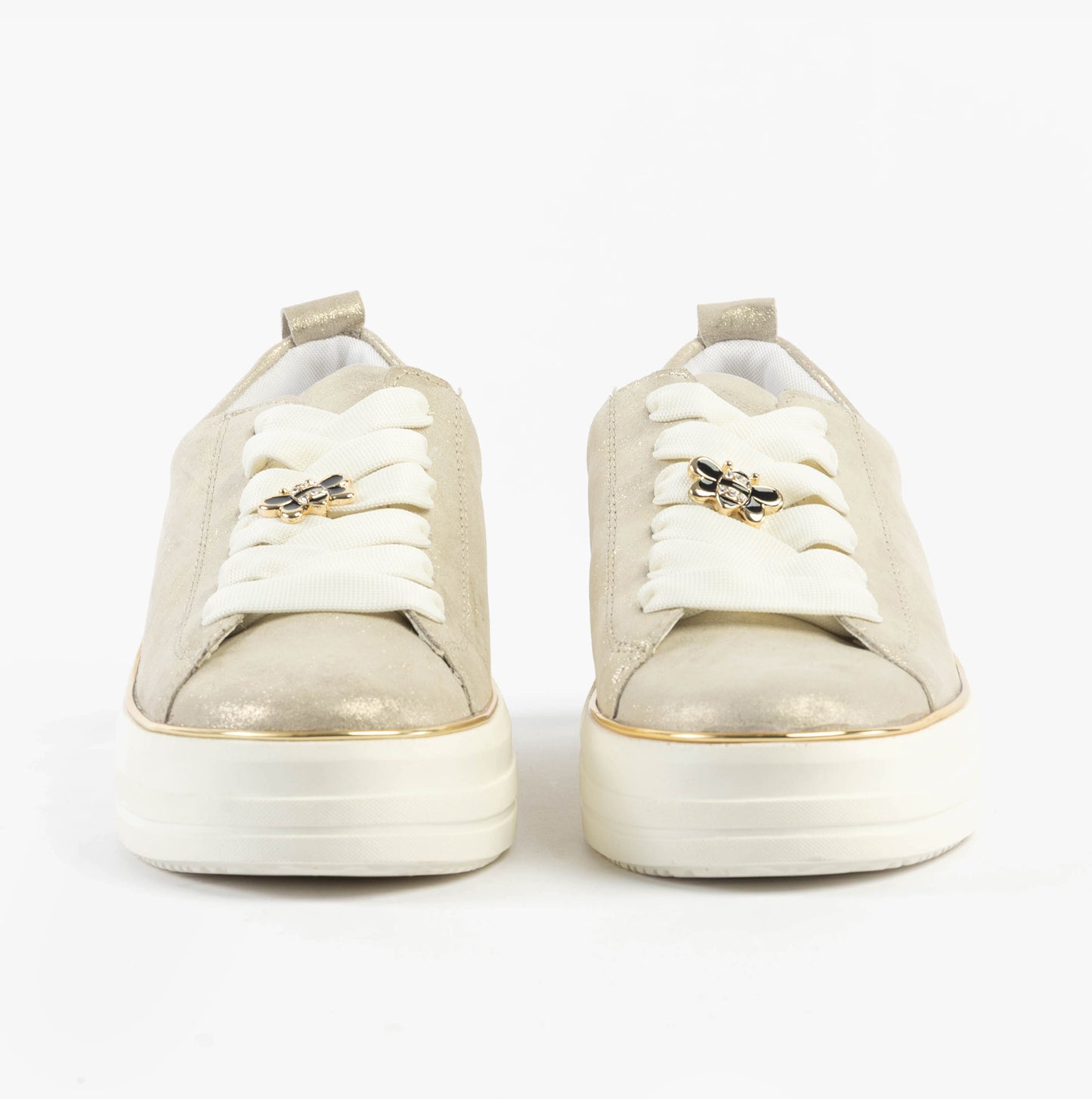 D1C03-60 Womens Trainers Gold