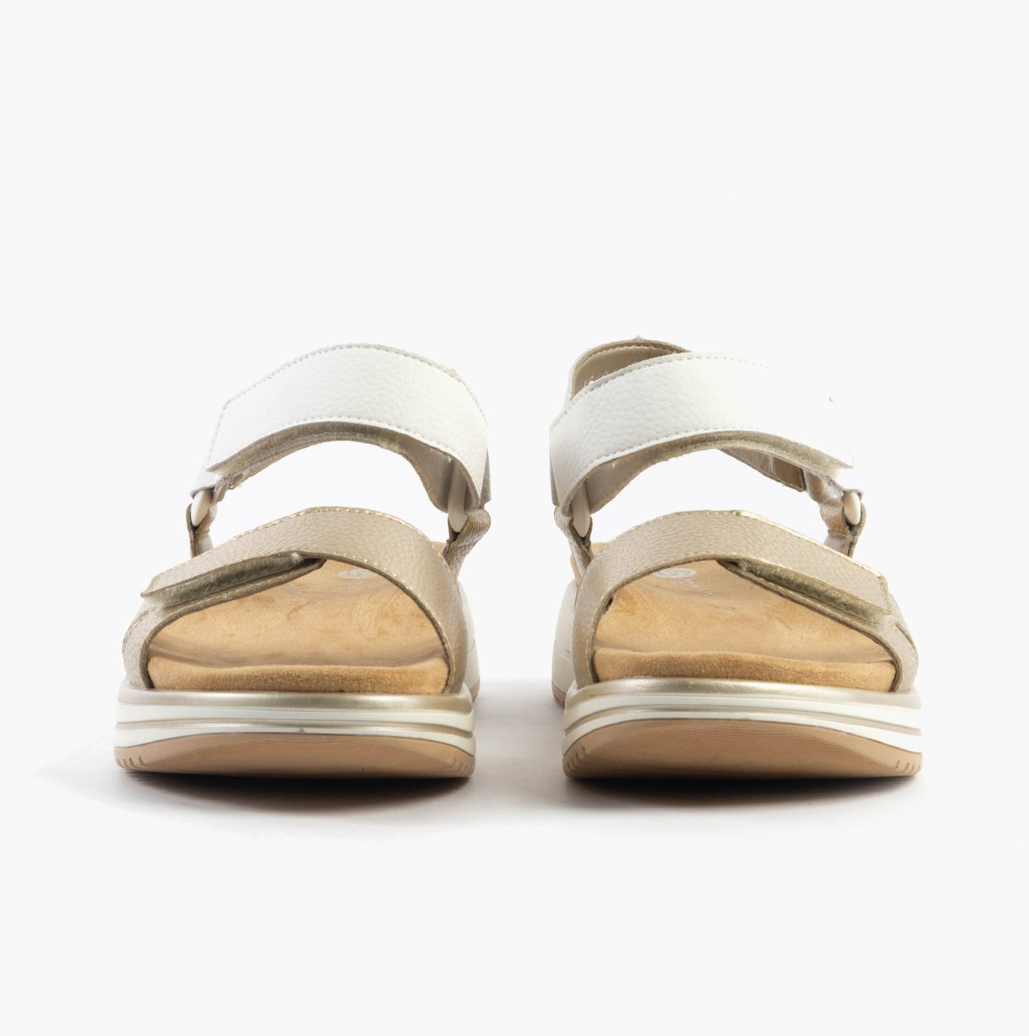 D1J57-90 Womens Sandals Metallic