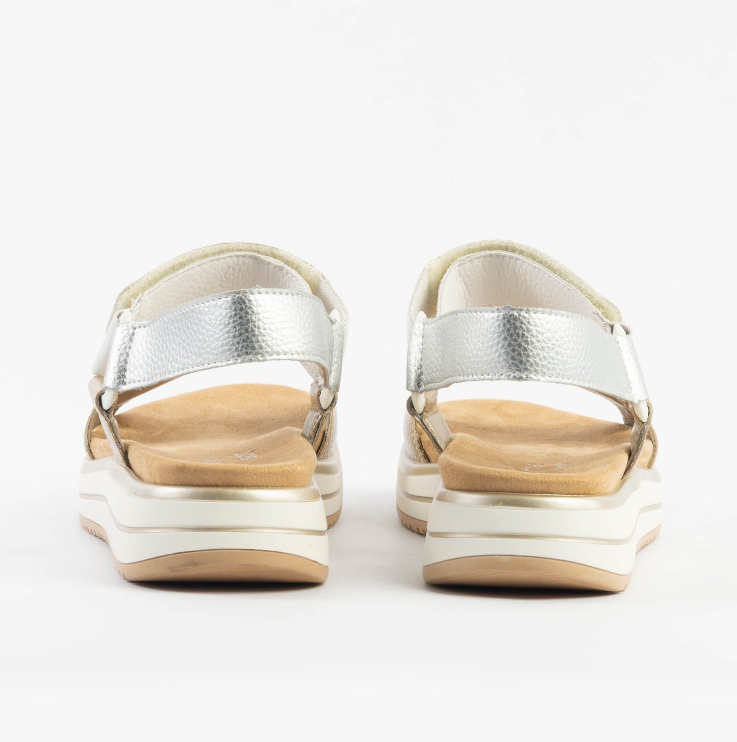 D1J57-90 Womens Sandals Metallic