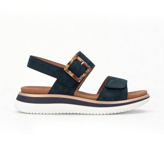 Remonte D1J62 Womens Ankle Strap Sandals Blue