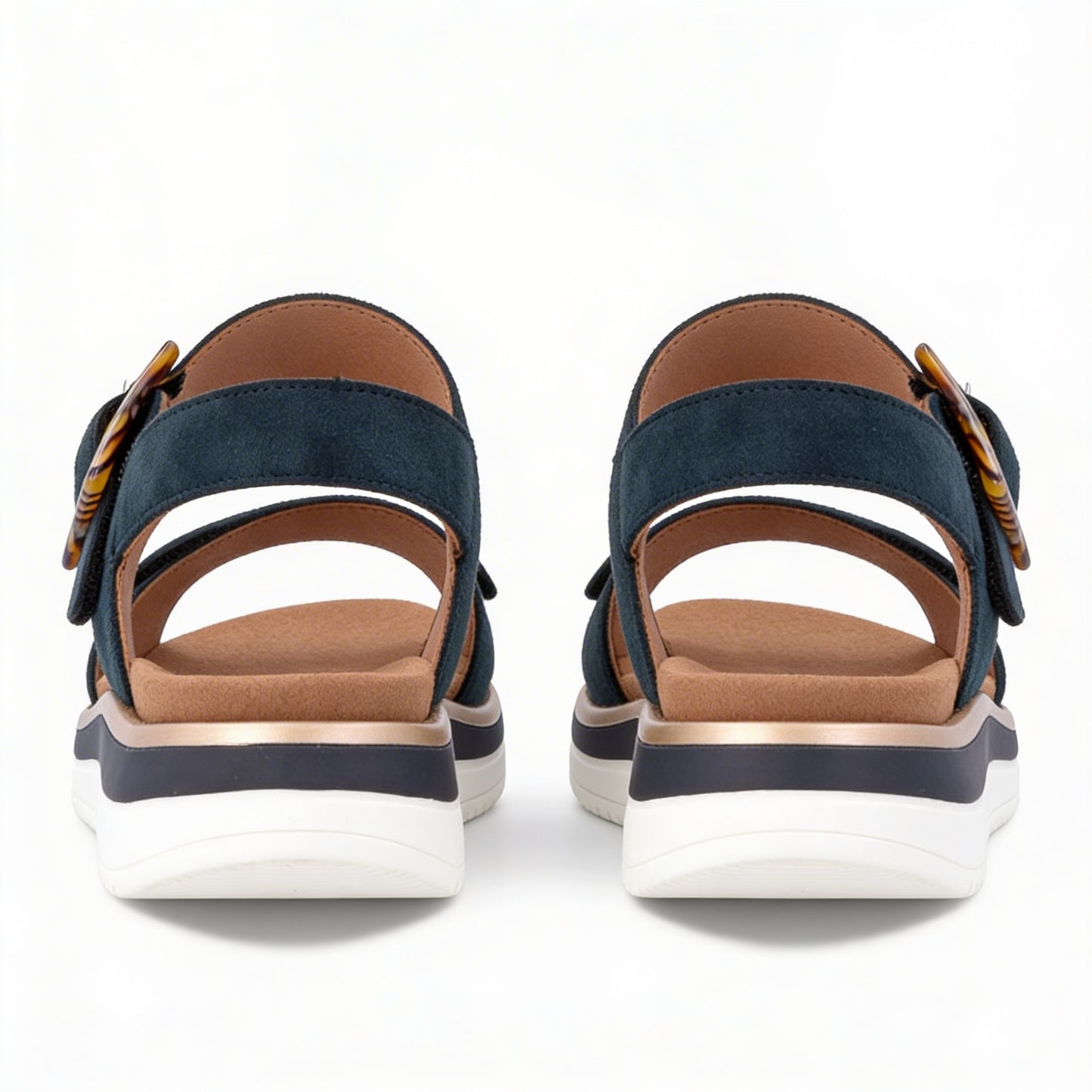 Remonte D1J62 Womens Ankle Strap Sandals Blue
