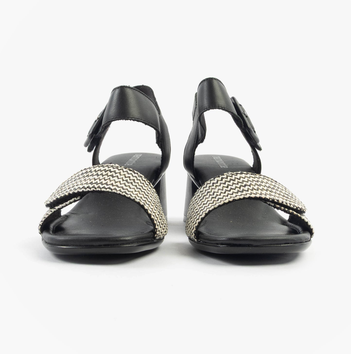 D1K51-03 Womens Sandals Black Combination
