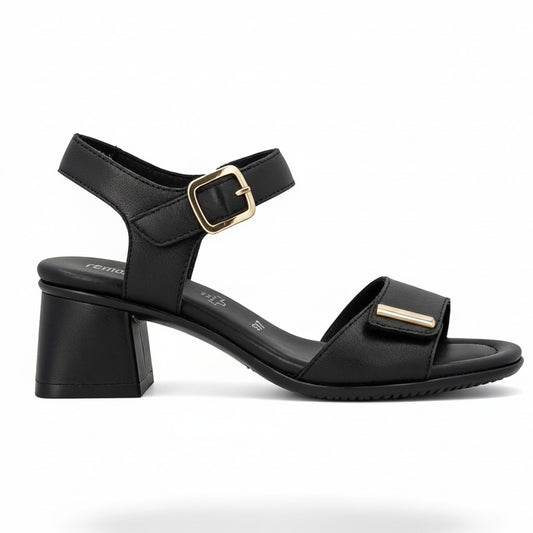 Remonte D1K54 Womens Ankle Strap Sandals Black