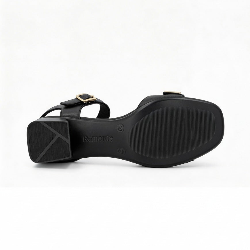 Remonte D1K54 Womens Ankle Strap Sandals Black