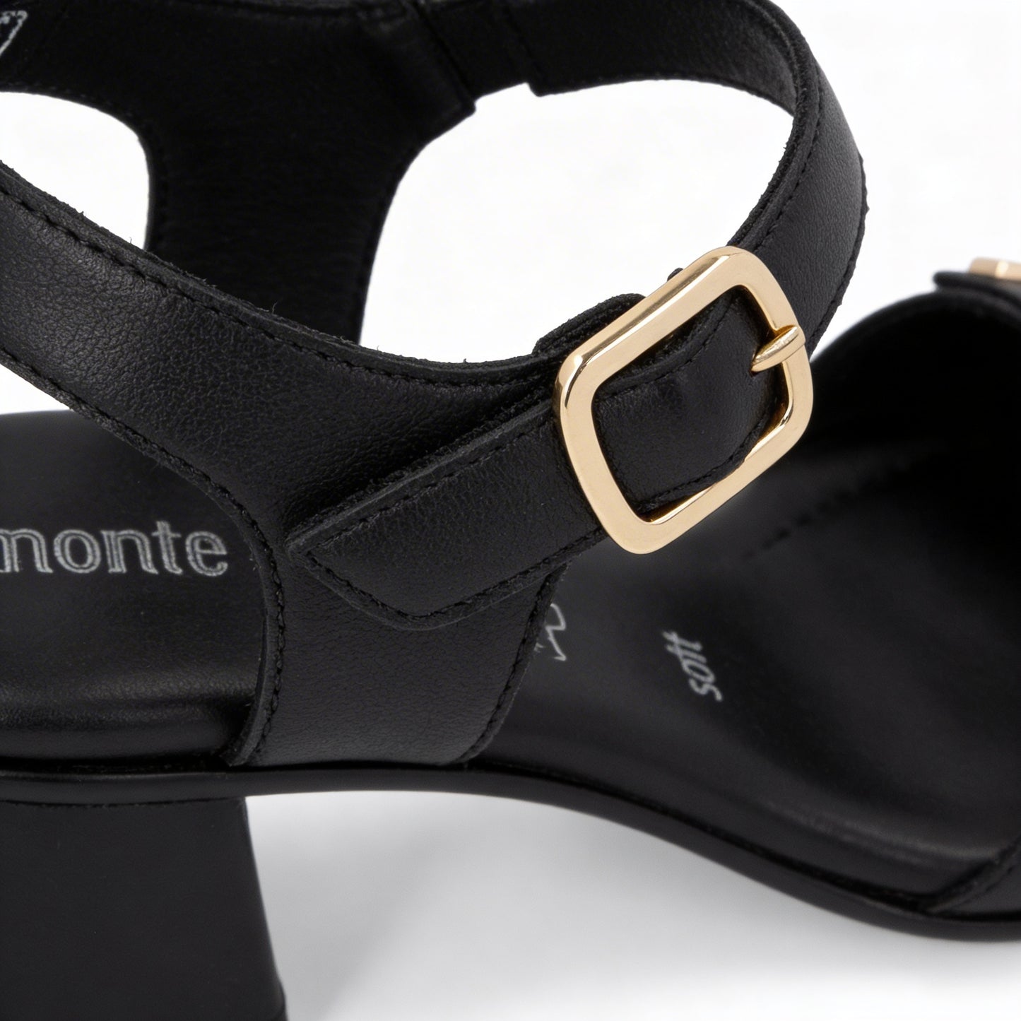 Remonte D1K54 Womens Ankle Strap Sandals Black