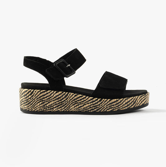 D1N54-02 Womens Sandals Black