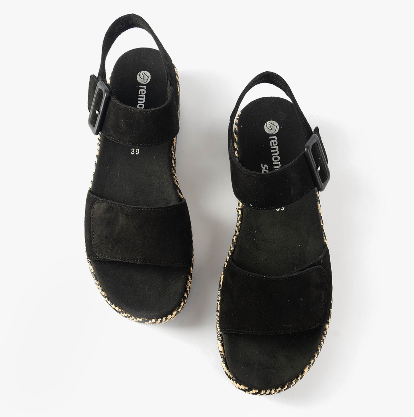 D1N54-02 Womens Sandals Black