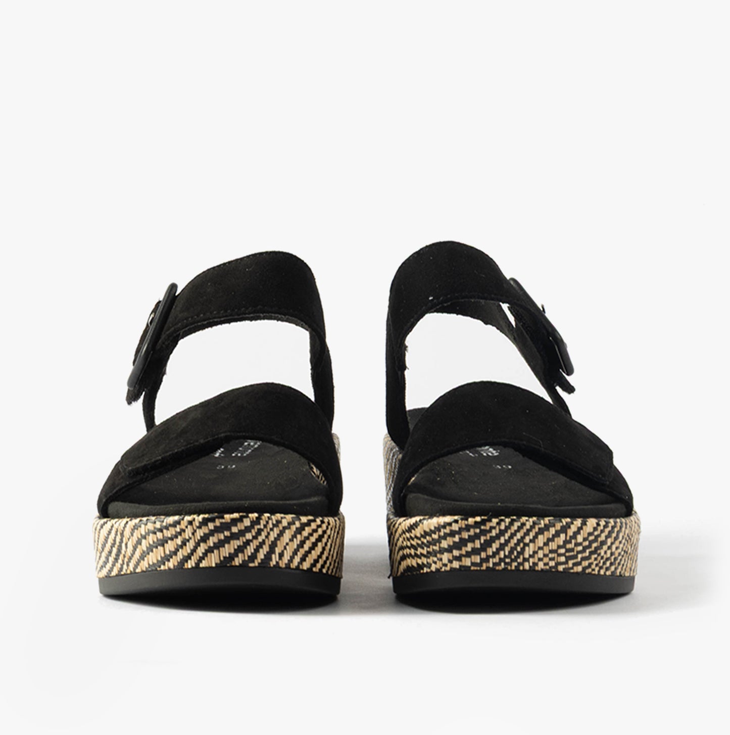 D1N54-02 Womens Sandals Black