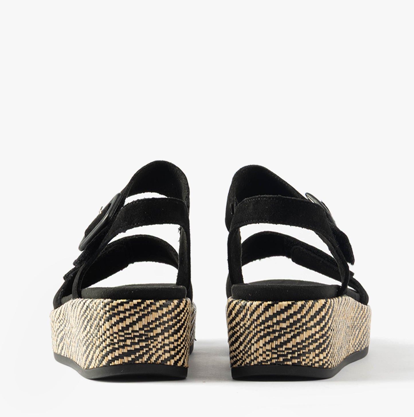 D1N54-02 Womens Sandals Black