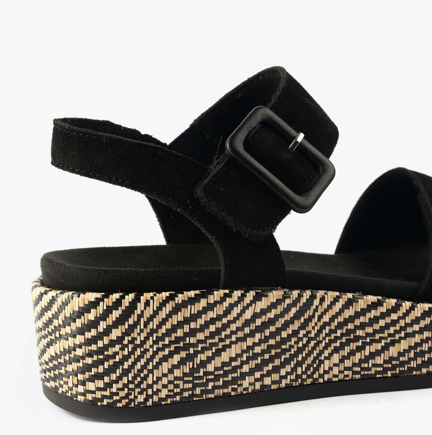 D1N54-02 Womens Sandals Black