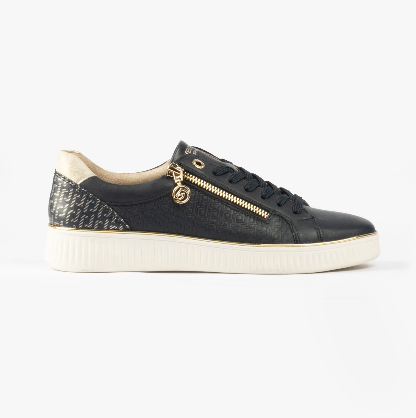 Remonte D2E00-14 Womens Shoes Blue Combination